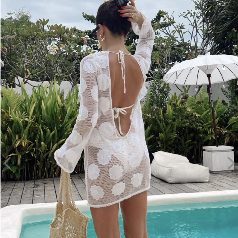 Show Me Your Mumu Castaway Cover Up Women's Small White Dress